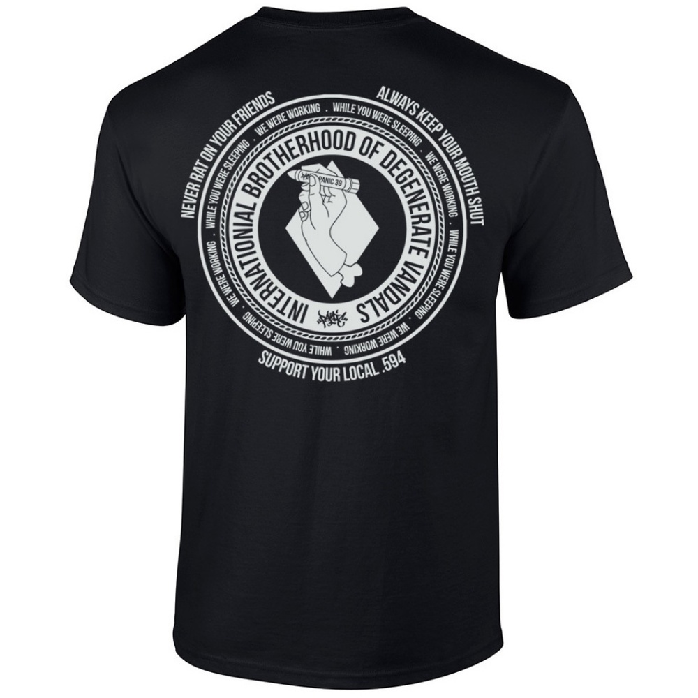 New XL Brotherhood Black Graphic T-Shirt
